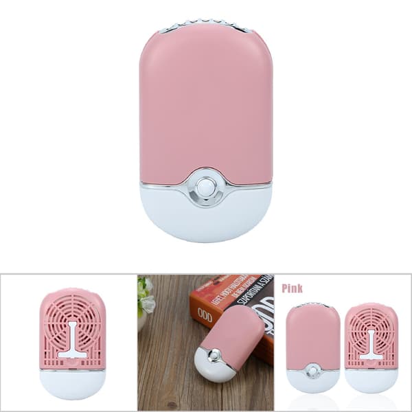 USB Mini Kjølevifte Rosa Hurtigtørkeverktøy for Vippeextensionslim