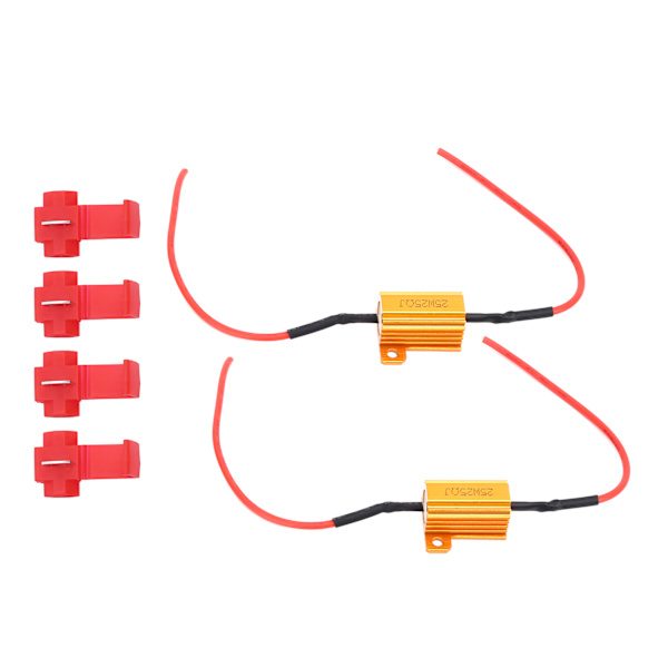 2 stk. 25W LED-dekoder 25 Ohm belastningsmodstand Bilforlygte DRL Blinker Fejlfri annullering