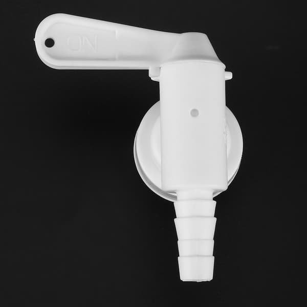 Hvid Plastik Ølbrygningsspandhane 3/8 Tommer