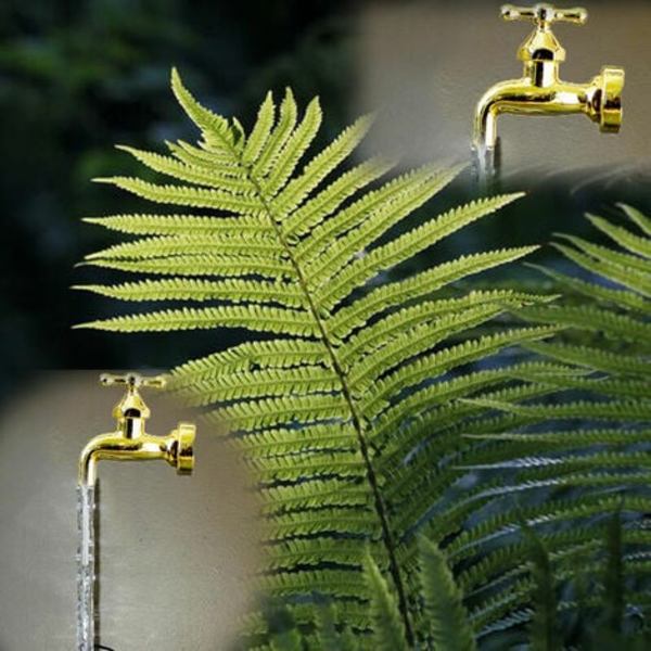 Kastelukannu CAN näkymättömällä juoksuputkella Magic Invisible Hana Fountain Ulkoseinään kiinnitettävä vesilähde