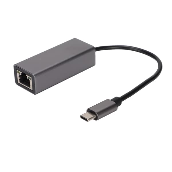 USB C til RJ45 Ethernet-adapter Grå Stabil Overføring for MacBook Pro Galaxy S9 S8 Note 9 100 MB