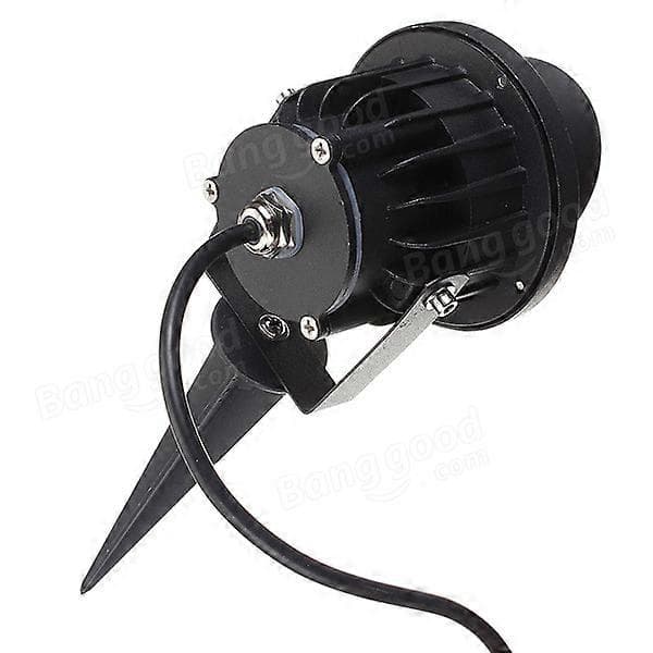 10w Led-kohdevalaisin tangolla ja suojuksella puutarhaan, IP65 AC 85-265V Warm White