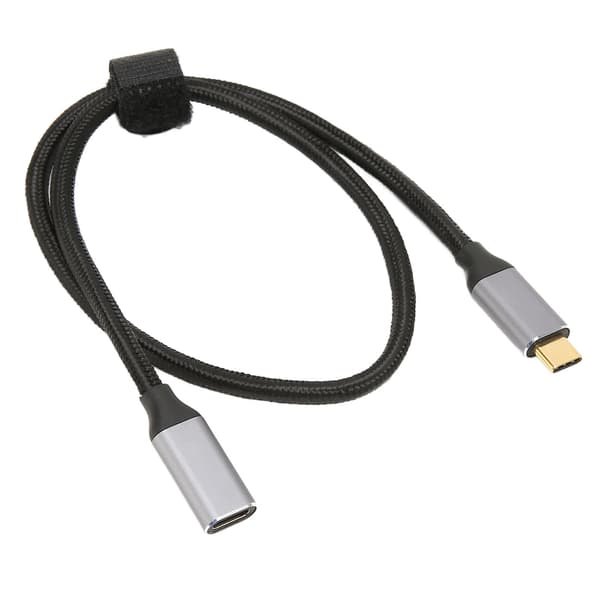 USB C Forlengelseskabel 10Gbps Datasynkronisering 100W PD 4K 60Hz Video E Marker Chip 0.5m