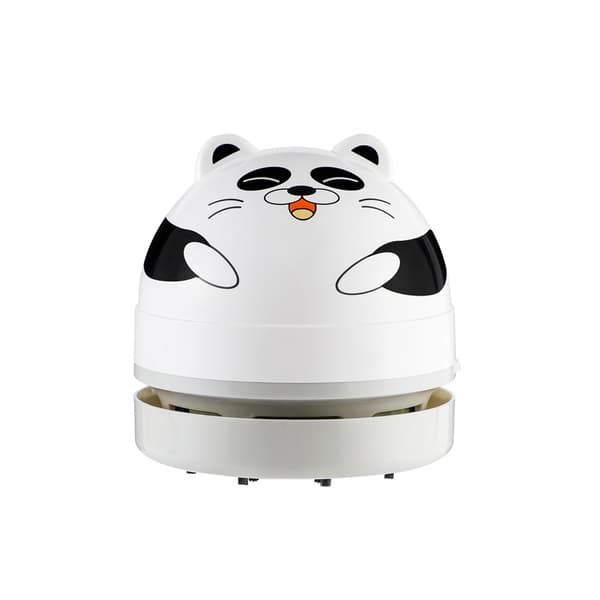 (Panda) Sød dyredesign endebordsstøvsuger, Mini USB-opladning
