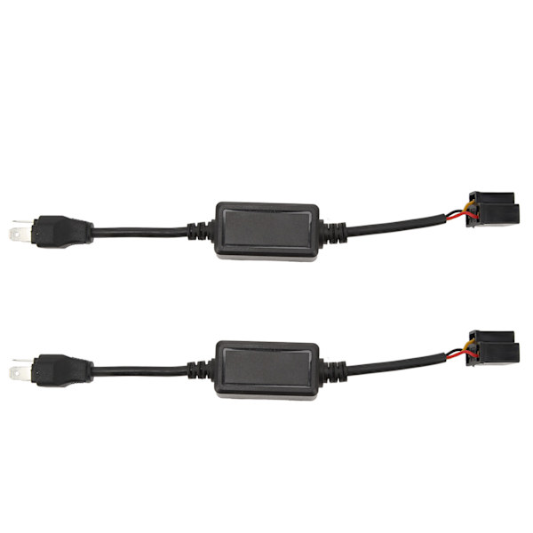 2 stk. H4 Headlight Decoder Anti Flicker Error Canceller Resistor Pære Erstatning for Jeep Wrangler JK TJ LJ