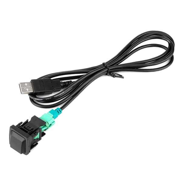 56,7 tommer Auto Audio USB Kabeladapter CD-afspiller System Connector Jack