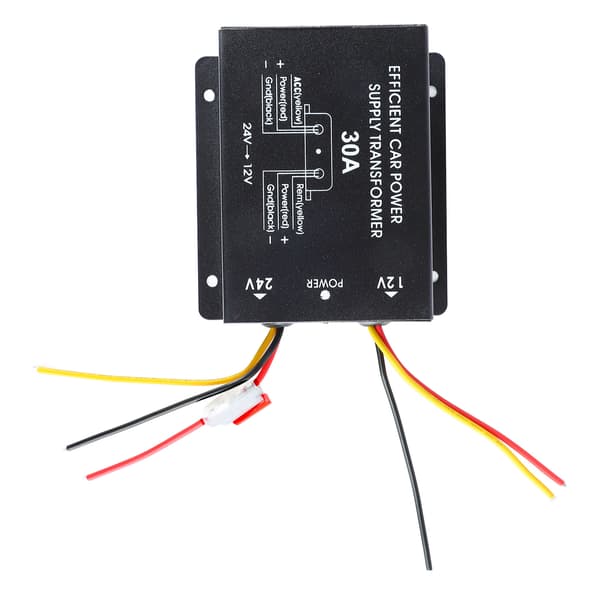 30A Audio Navigasjon DC 24V til 12V Strømomformer Regulator Transformator for Bil Lastebil Buss