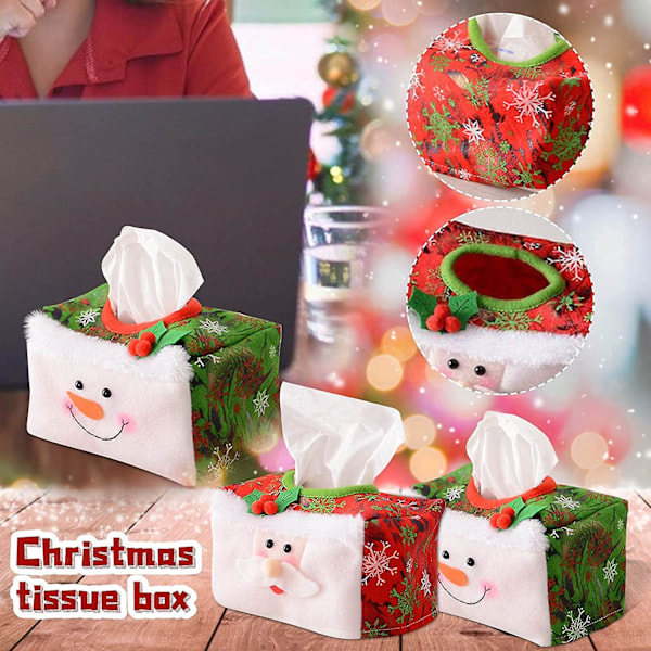 juldekoration Tissue Box Dekorationsset Set