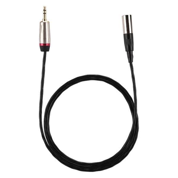 3,5 mm han til Mini XLR 3-benet han lydkabeladapter 1 m til kamerafotograferingsudstyr