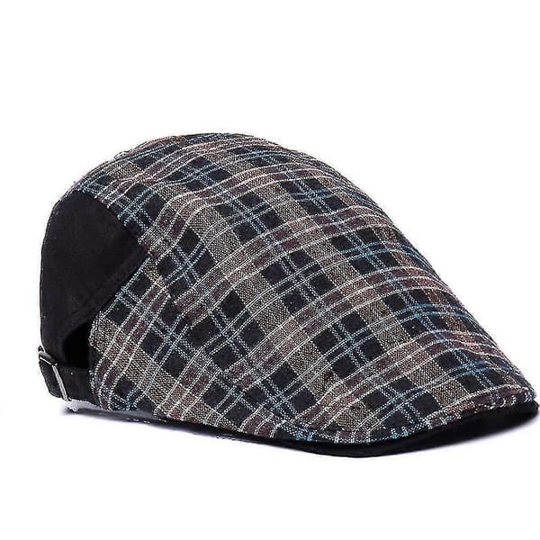 Hmwy-unisex Flat Cap Beret Cap Vår Sommer Gitter Cap