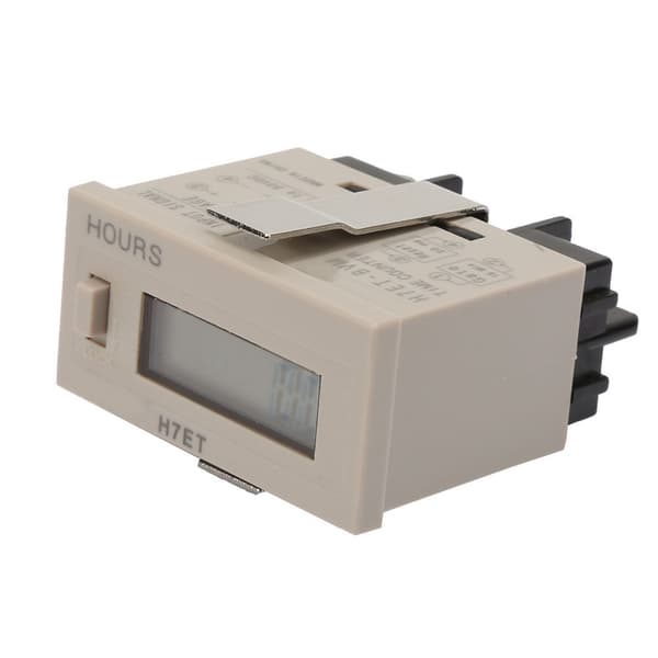 DC 5-36V H7ETBVM Digital Elektrisk Teller Totalisator 6-sifret LCD-skjerm