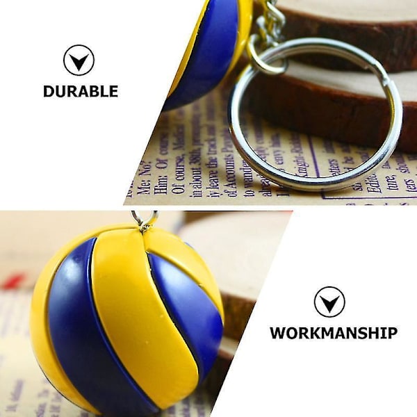 10X3.8X3.8CM unisex nøgleringe 2 stk nøgleringe