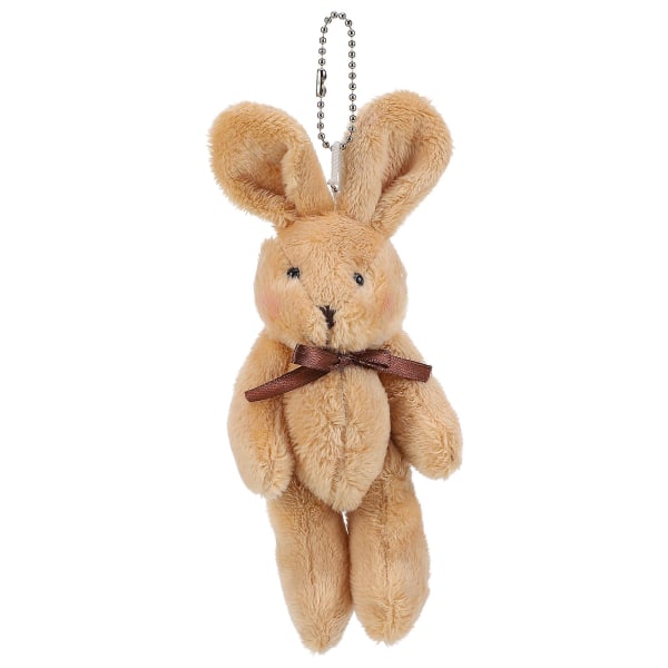 1st praktiska kreativa plysch kaninhängen nyckelkedja hängen för väska presentnyckel
