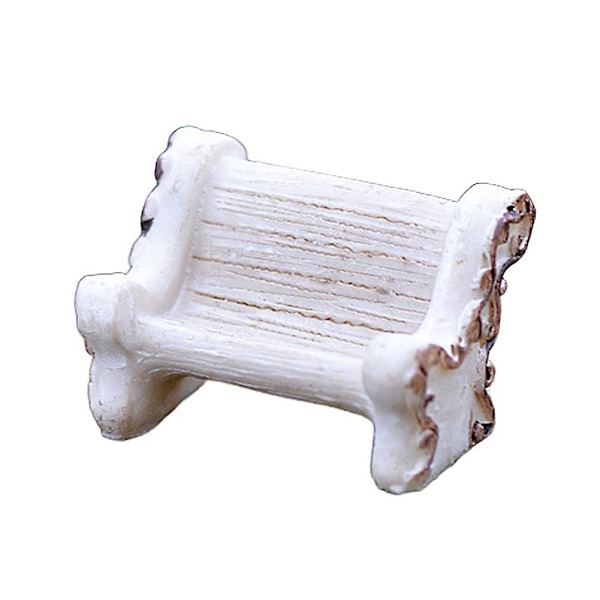 4st Resin Mini Stol Miniatyr Landskapsmodell Docka Staty Staty Trädgårdsdekor