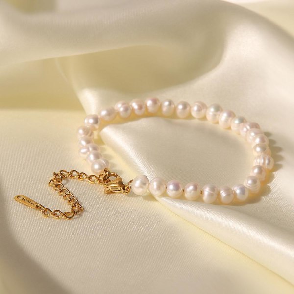 Armbånd Baroque Pearl Daily Outfit Metallic Element B1442