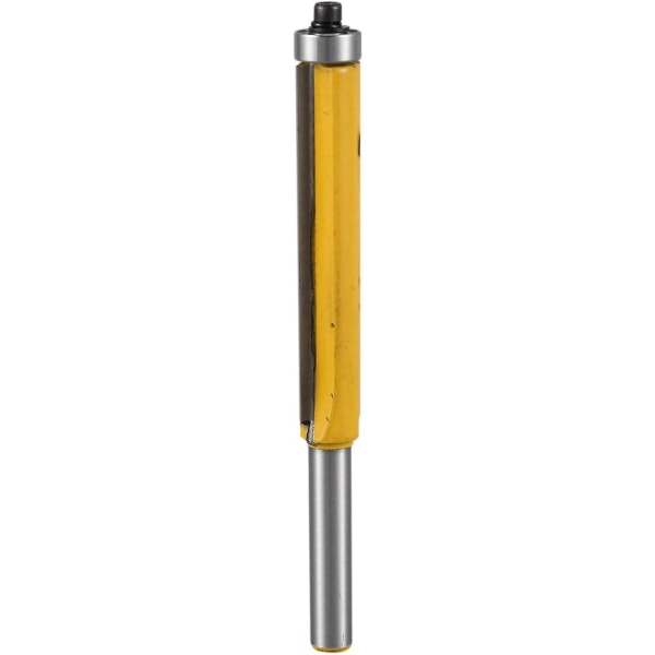 Ekstra lang flush trimbit for trebearbeidingsverktøy (gul 1 stk)