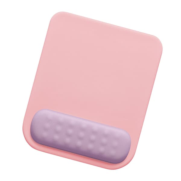 Håndleddsbeskyttelse Musematte Silikon Polyuretanfiber Myk Hudvennlig Kontor Datamaskin Musematte Rosa Lilla