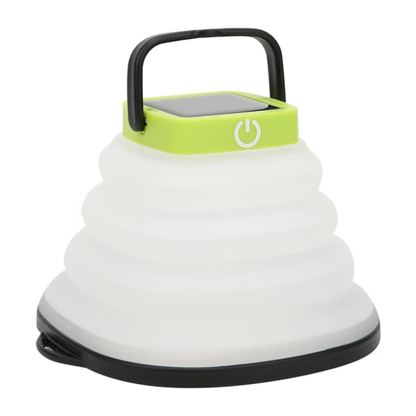 Indendørs Nat LED Lys Udendørs Camping Fleksibel IP65 Solcellelampe 3 Niveauer Dæmpbart Lys Sort Ramme