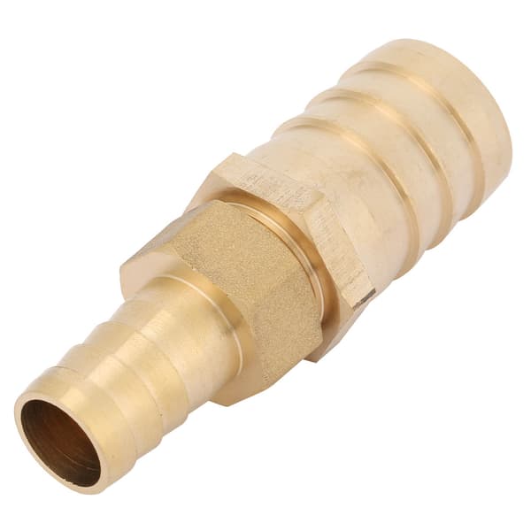 Messing Barbed Reducer Muffe Hun Gevind Rørfitting Konnektor Adapter 16mm til 25mm