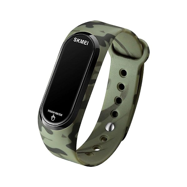 Herrmode utomhussport multifunktionslarm 5 bar vattentät digital watch 1804