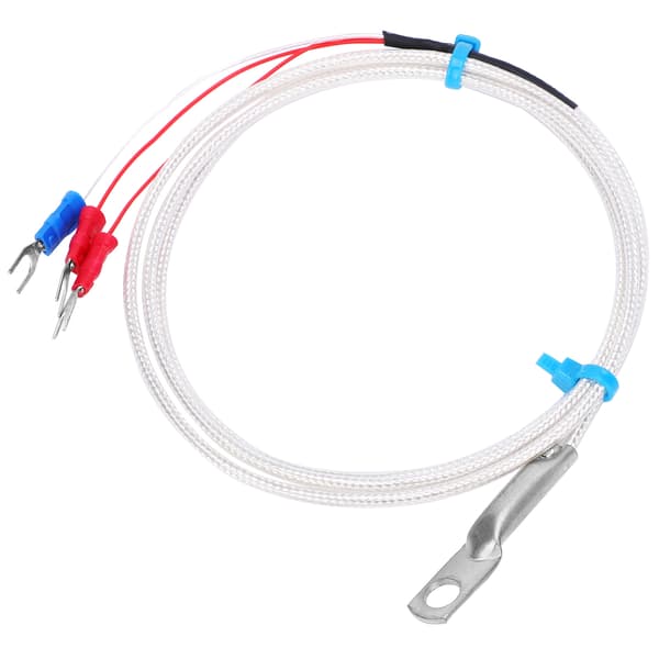 PT100 Termistor Temperatursensor Sond 3m Runt Hål Patch Typ Noggrann Mätning