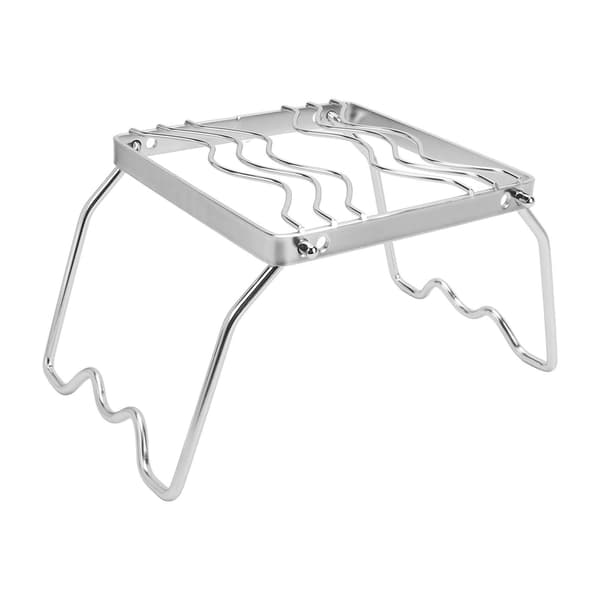 Sammenklappelig Bålgryde Rustfrit Stål Bærbar Udendørs BBQ Picnic Camping Multipurpose