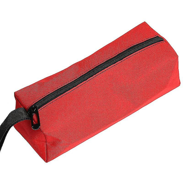 kannettava työkalujen säilytyslaukku jakoavain vetoketjutasku Red Small
