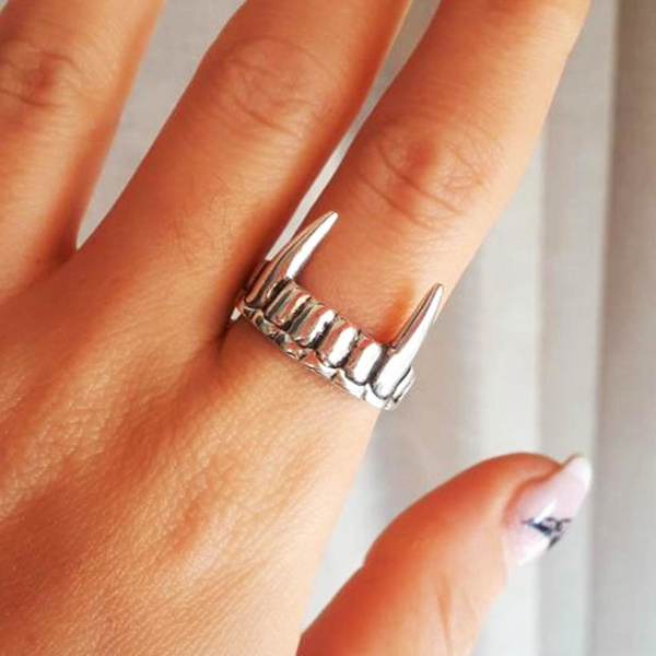 Unisex retro justerbar personlighetstannring for daglig antrekk Silver