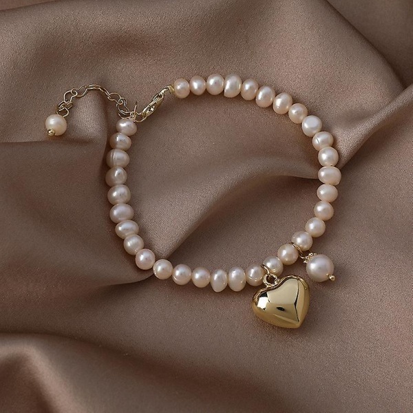 Rannekoru Pearl Heart Stud Girls&#39; Muotikorut Ac3438