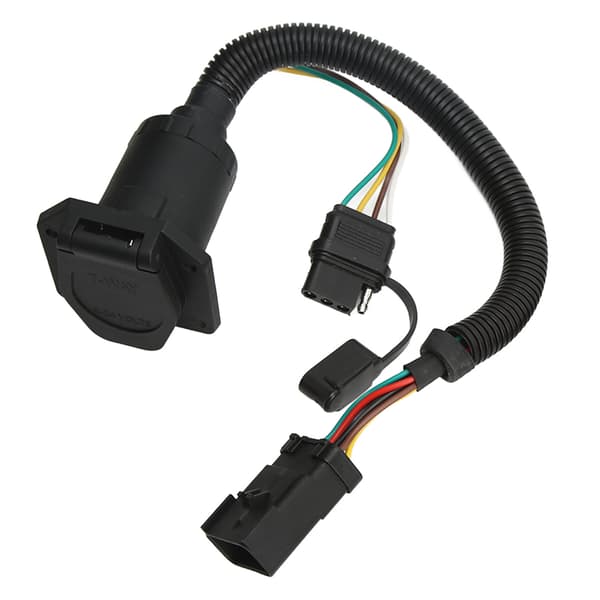 Trailer Ledningsnet 7 Pin 4 Pin Multi Stik Trækkabel 20135 Erstatning for Dodge Ram 1500 2000 til 2008