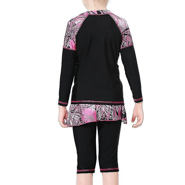 Kids Girls Islamic Muslim Modest Uimapuvut Black 5-6 Years