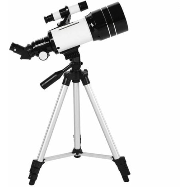 Modell 30070 høyeffekt monokulært 150X HD astronomisk teleskop, hvit - hvit