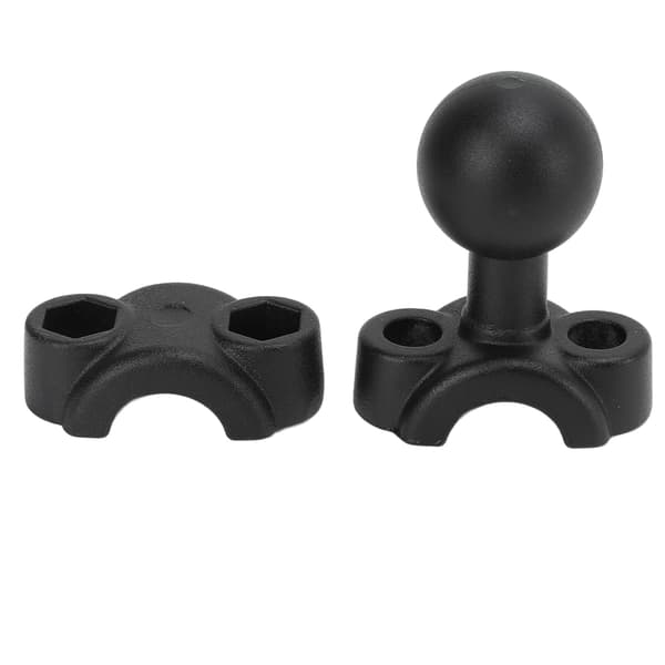 1in Kuglebeslag Base Motorcykel Kuglehoved Adapter til 9-15mm 0.35-0.59in Diameter Skinner