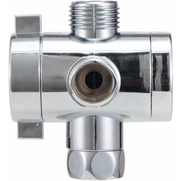 1/2'' 3-veis T-adapter T-adapter T-ventil Justerbart dusjhode Dusjarmmontert baderomsventil maskinvaretilbehør，Fone