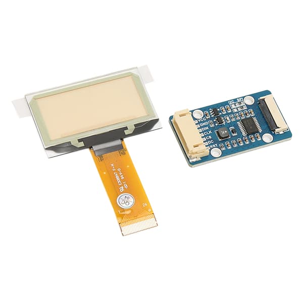 1,51 tommer 128x64 SPI I2C Interface Fuld Visning Transparent Blå Skærmmodul til Raspberry Pi