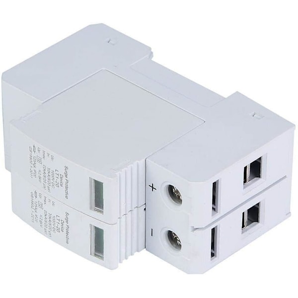 Piao overspændingsbeskyttelsesenhed, fotovoltaisk overspændingsafleder på 36 mm styreskinne pc flammehæmmende skal (2p 20ka)