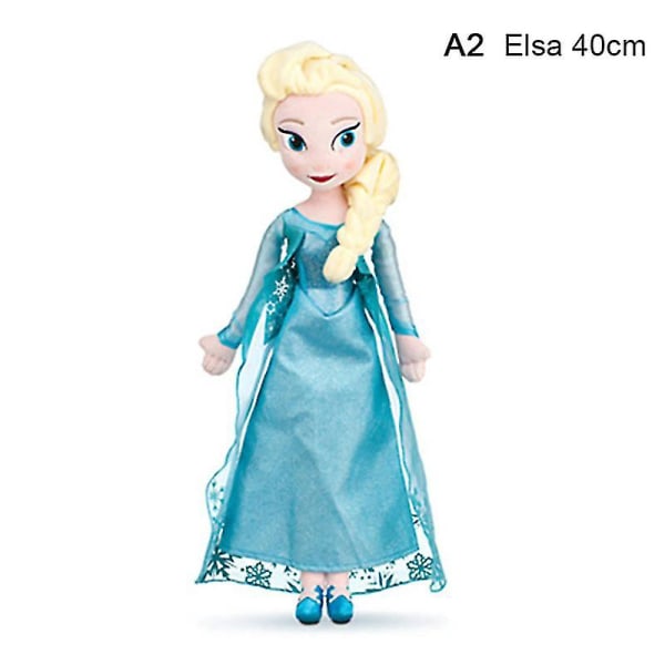1 st 30/40/46/50 cm Frozen Anna Elsa Olaf Dockor Snow Queen Princess Stuffed Plysch Elsa 40cm