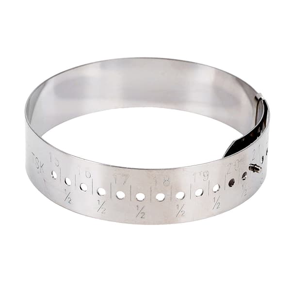 Armbåndsmåler Justerbart Håndledsstørrelsesværktøj 15~23cm Ringjustering Rustfrit Stål