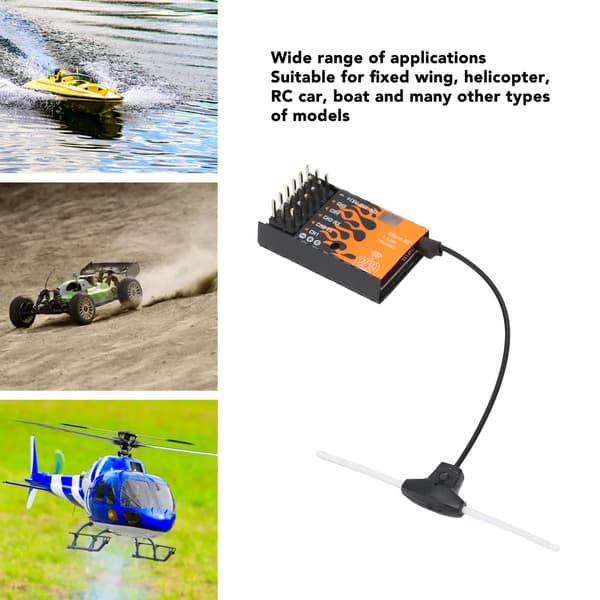 ExpressLRS Mikro Receiver 5CH PWM Output Failsafe IPEX MHF T Antenne til RC Helikoptere Biler Både