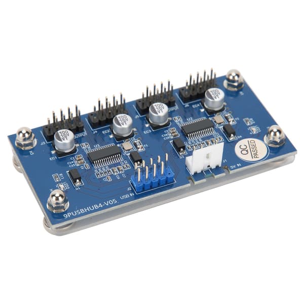9-pinners USB-headerforlengelseskabel 1 til 4 USB 2.0 Hub-kontakt Datatilbehør