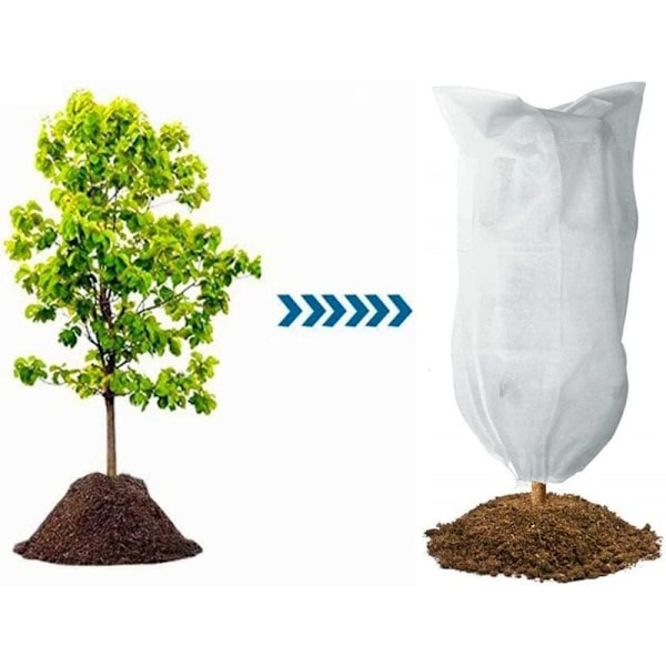 60 bred * 80 cm hög bottendragsko 2 st växtskydd cover