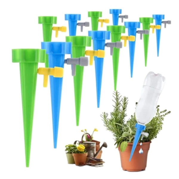 12/24 STK automatisk vanningsenhet justerbar vanndrypper 24PCS