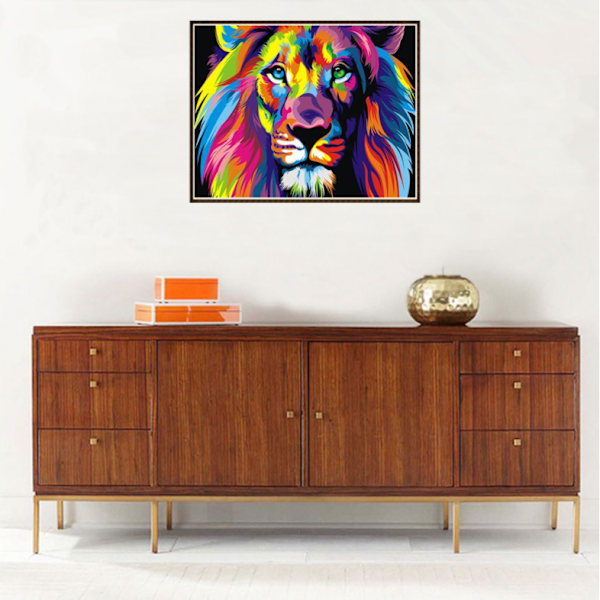 Full diamond painting, målning av vuxna kattnummer, 5d diamantbroderi, handbroderi av canvastyg, mycket lämplig för hem/vardagsrum/sovrum/off