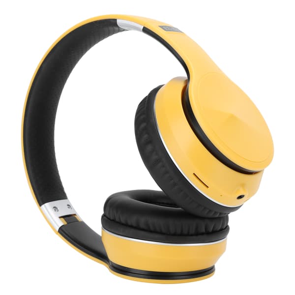 Trådløst Bluetooth Sammenleggbart Stereo Sport Headset Radio Modus Gul