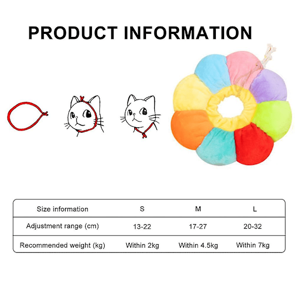 Hundekeglehalsbånd E-halsbånd til kæledyr Elizabethan halsbånd Gendannelseskæledyrskegle til katte og små hunde Åndbar blød kant og nem at rengøre