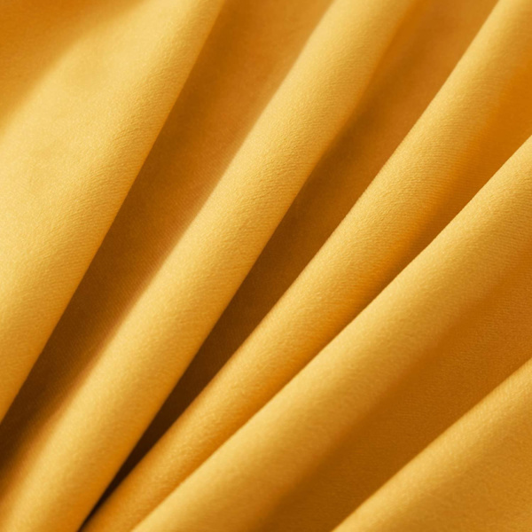 Set med 2 sammetskuddar med pumps Enfärgade kuddfodral Prydnadskuddar Kuddar Sittdynor Prydnadskuddar Soffkuddar för Sof Dark yellow