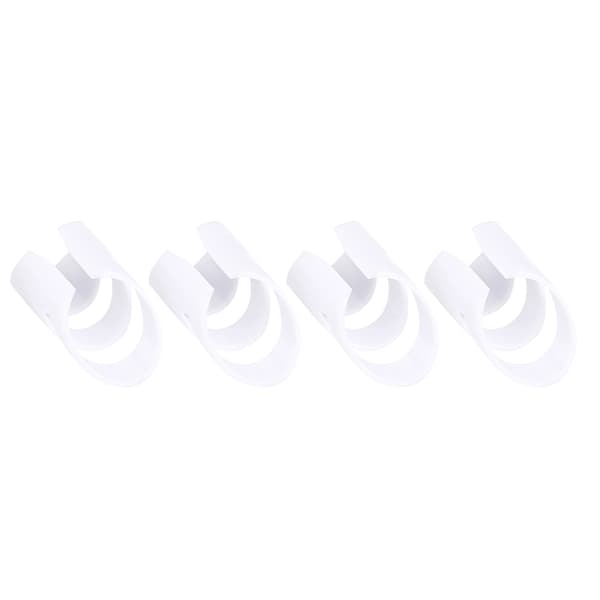 4 st Plast DIY Fingerskydd Plektrum för Gitarr Bas Ukulele Mandolin