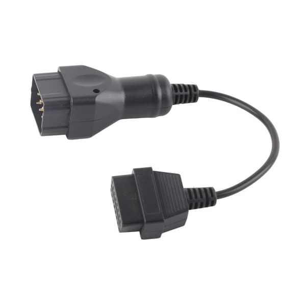 12-polet til 16-polet OBD2 OBDII-adapterkabelstik til bildiagnose