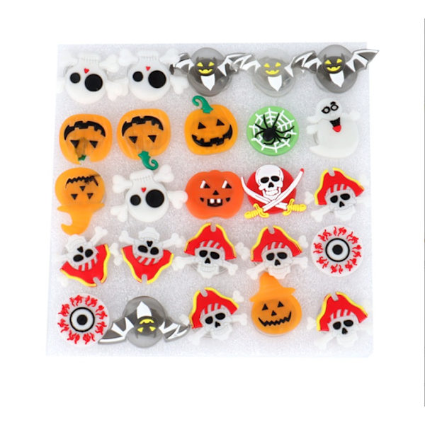 Halloween hehkuvat sormukset (20 kpl)
