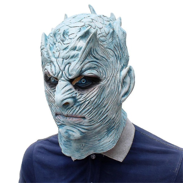 Game Of Thrones Night King Mask The White Walkers Latex Couvre-kokken Halloween Mascarade